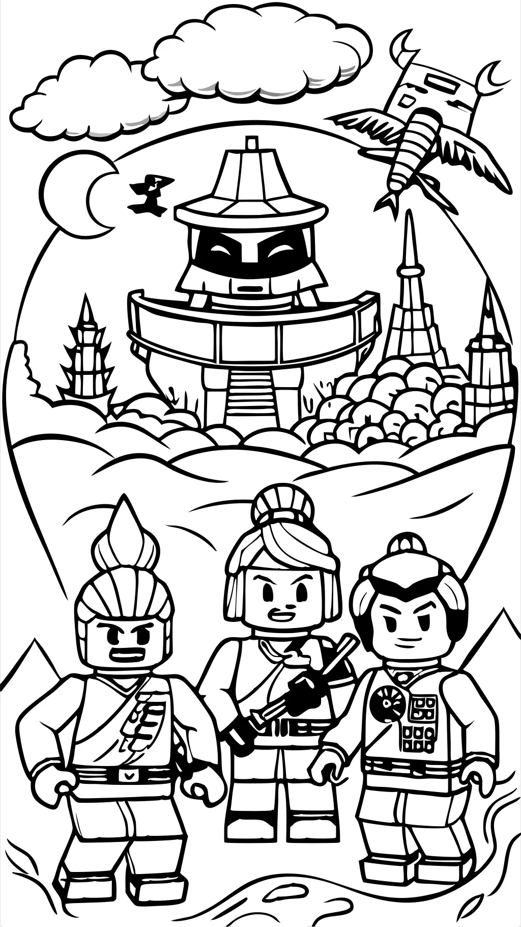 coloriages LEGO Ninjago